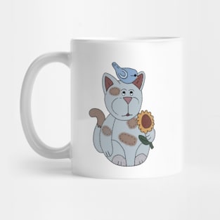 Katze mit Vogel Mug